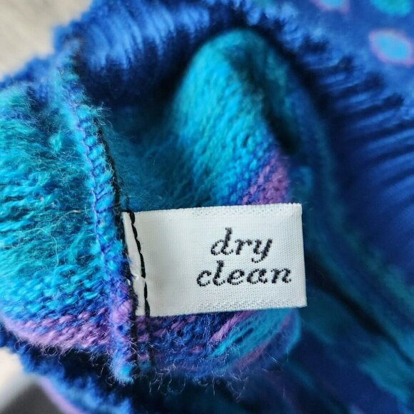 Pendleton Sweater Vest Womens Medium Wool Polka Dot Blend Golf Pullover Vintage - Picture 4 of 11